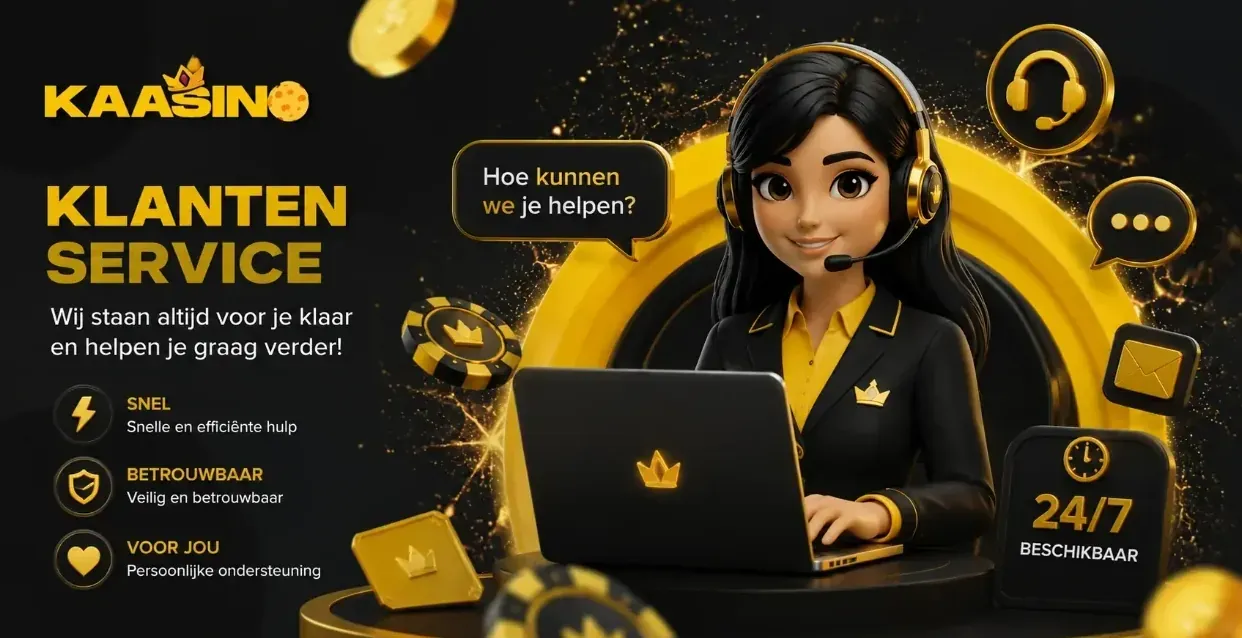 Klantenservice Kaasino via livechat en e-mail