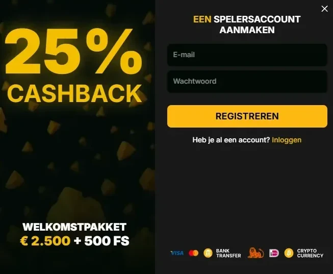 Registratie en KYC verificatie bij Kaasino casino stap voor stap met documenten