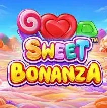 Sweet Bonanza slot met snoepjes en fruit op tumble grid